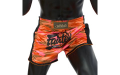 Шорты для бокса Fairtex BS1711 (камуфляж-оранжевый) XL Шорты для бокса Fairtex BS1711 (камуфляж-оранжевый) XL