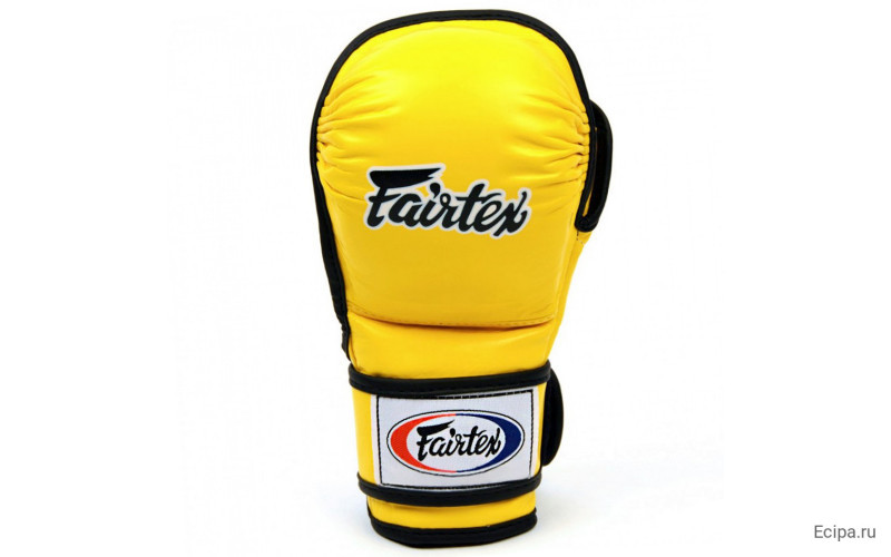 Перчатки для ММА Fairtex FGV15 yellow XL