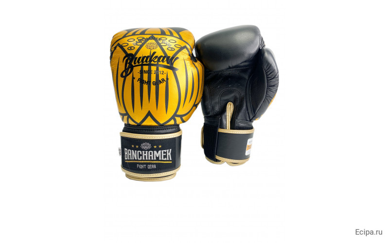 Премиальные боксерские перчатки Banchamek Gym BGL-GL3 black 14 oz