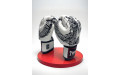Боксерские перчатки TWINS FBGVL3-49 white black 10 oz