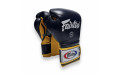 Боксерские перчатки Fairtex BGV9 blue navy yellow 14 oz
