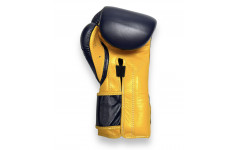 Боксерские перчатки Fairtex BGV9 blue navy yellow 14 oz Боксерские перчатки Fairtex BGV9 blue navy yellow 14 oz