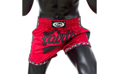 Шорты для бокса Fairtex BS1703 (красно-черные) 3XL