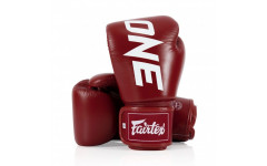Боксерские перчатки Fairtex One ChampionShip red 16 oz Боксерские перчатки Fairtex One ChampionShip red 16 oz
