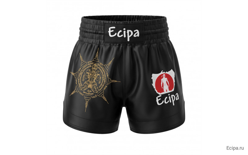 Шорты для Muay Thai Ecipa Fighter black XL