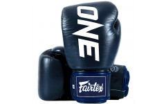 Боксерские перчатки Fairtex One ChampionShip blue 16 oz Боксерские перчатки Fairtex One ChampionShip blue 16 oz