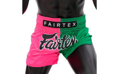 Шорты для бокса Fairtex BS1911 (розовый-зеленый) M Шорты для бокса Fairtex BS1911 (розовый-зеленый) M