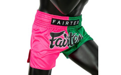 Шорты для бокса Fairtex BS1911 (розовый-зеленый) M Шорты для бокса Fairtex BS1911 (розовый-зеленый) M