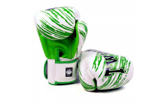 Боксерские перчатки TWINS FBGVL3-TW2 WHITE-GREEN 16 oz