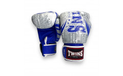 Боксёрские перчатки FBGVL3-TW5 white blue 12 oz Боксёрские перчатки FBGVL3-TW5 white blue 12 oz