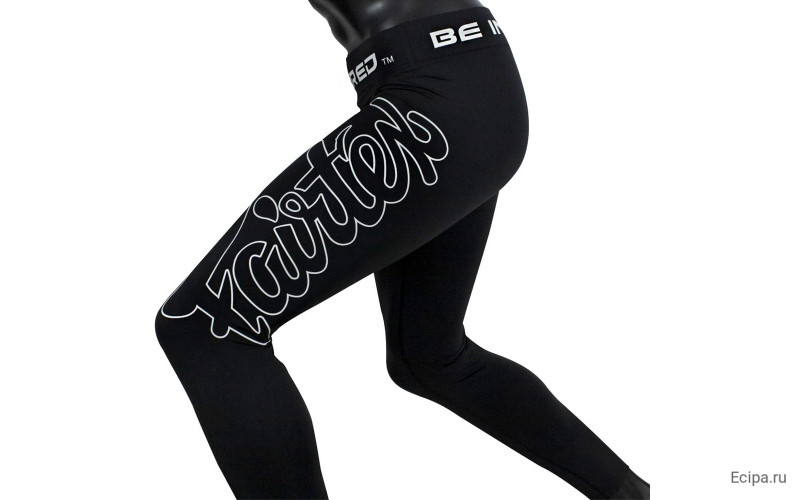 Тайтсы Fairtex CP1 black 2XL (Легенцы для спорта) Компрессионные штаны