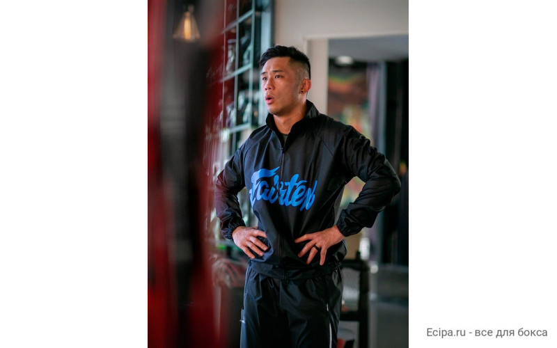 Костюм сауна Fairtex VS3 black blue XL