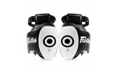 Тренерские накладки для Лоу Кика Fairtex TP5 black white