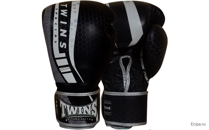 Боксерские перчатки Twins Special BGVL15 black 16 oz