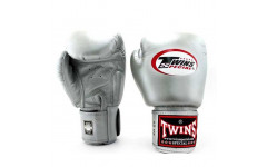 Боксерские перчатки Twins Special BGVL3 silver 14 oz Боксерские перчатки Twins Special BGVL3 silver 14 oz