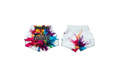 Шорты для бокса Fairtex BS1939 Funcy Soul white - M