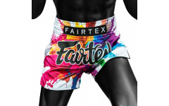 Шорты для бокса Fairtex BS1939 Funcy Soul white - S Шорты для бокса Fairtex BS1939 Funcy Soul white - S