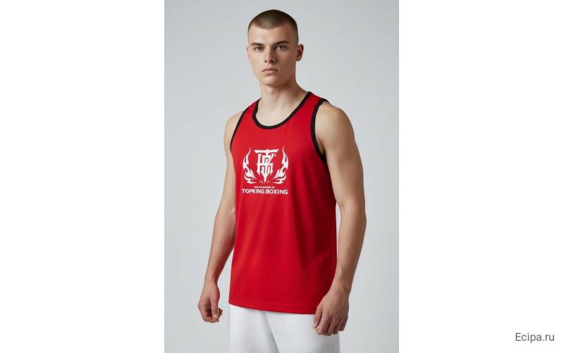 Майка для соревнований Top King Boxing red S