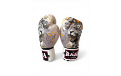 Боксёрские перчатки Raja White Tiger 14 oz Боксёрские перчатки Raja White Tiger 14 oz