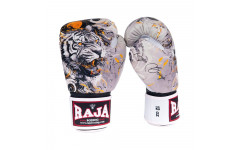 Боксёрские перчатки Raja White Tiger 14 oz Боксёрские перчатки Raja White Tiger 14 oz