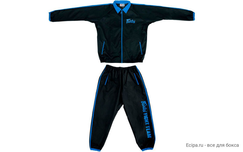 Костюм сауна Fairtex VS4 black blue XL
