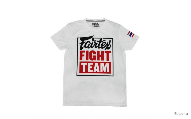 Футболка Fairtex TST51 white red 2XL
