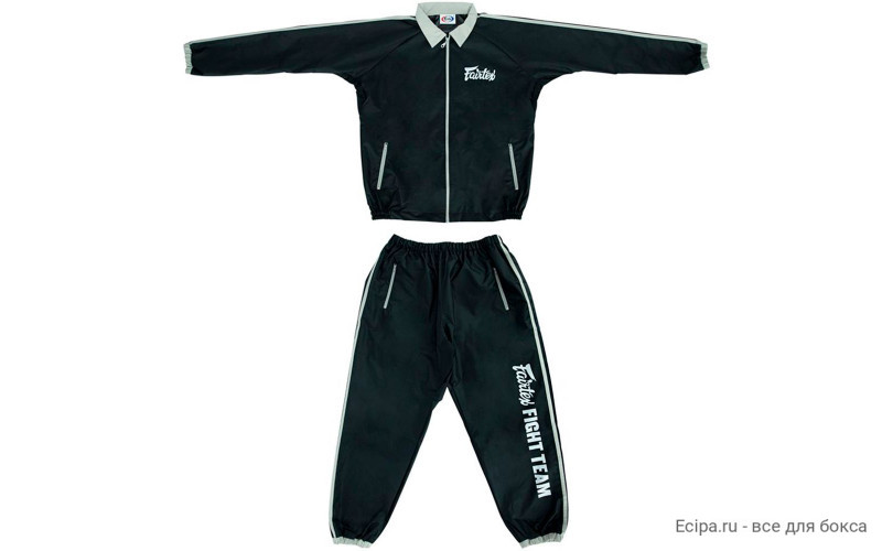 Костюм сауна Fairtex VS4 black gray S